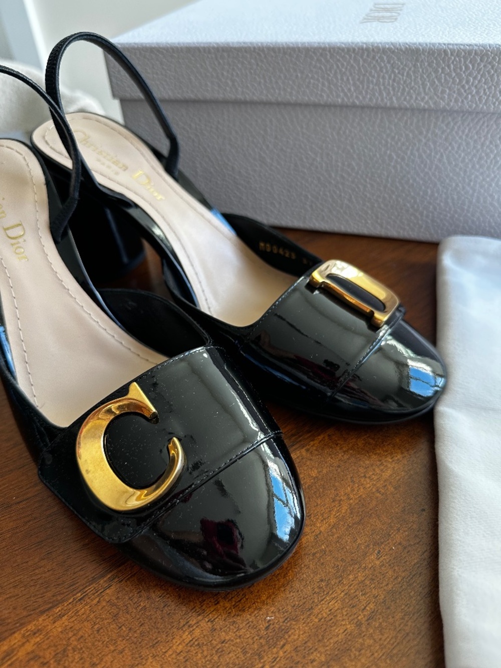 Dior C’est Slingback pump- black